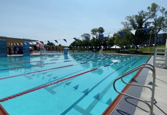 View of the lanes of the new common pool